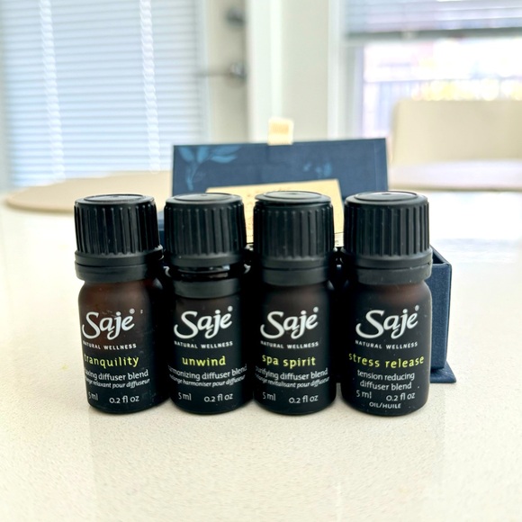 Sage Relaxation Diffuser Essential Oil Set of 4 - Picture 3 of 6